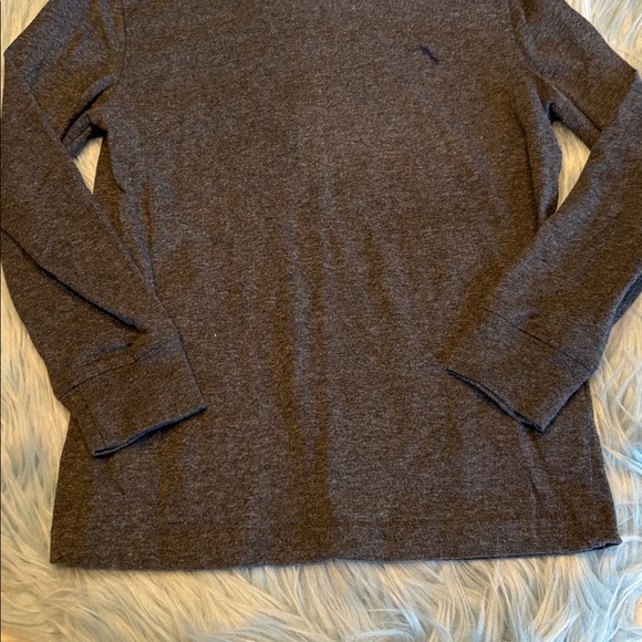 Tommy Bahama Gray Long Sleeve Tee sz S - Picture 4 of 7